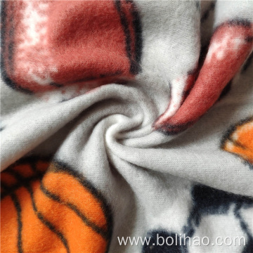 Beautiful Design Printed Brushed Polar Fleece Fabric
